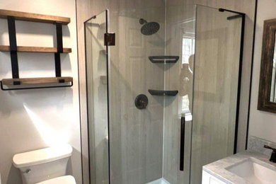 Sleek Modern Walk-in Shower