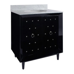 Worlds Away - Worlds Away Davin Bath Vanity - Bathroom Vanities And Sink Consoles