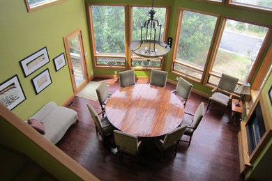 Dining room - rustic dining room idea in Other
