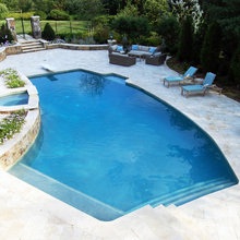 Travertine Pool Decking