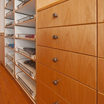 Vertical Grain Pull Out Drawers