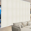Scarlet 8-Panel Track Extendable Vertical Blinds 130-175"W