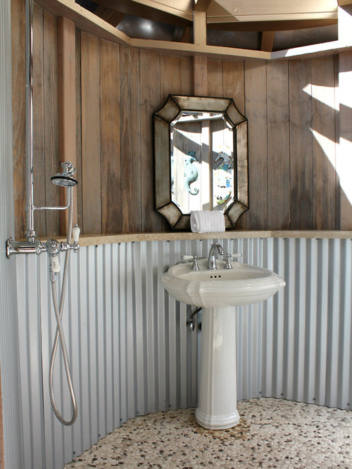  Galvanized  Steel Bathroom  Ideas Pictures Remodel and Decor 