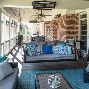 A Long Porch - For Dining & Relaxing