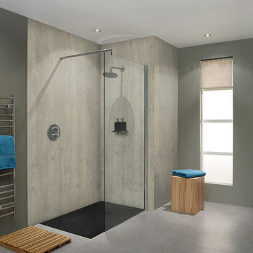 Bushboard Nuance Waterproof Shower Wall Panelling - Chalkwood