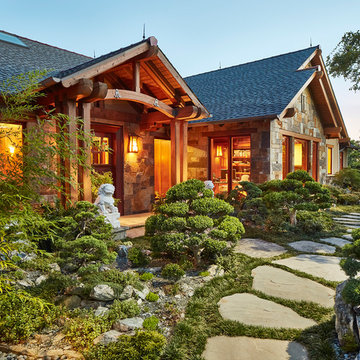 Custom Hill Country Home - Front Exterior