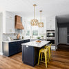 Castlewood Rustic Shiplap Chimney Range Hood - Brown, 30" (31" W/Trim), No Ventilator or Liner