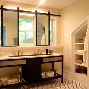 Handcrafter Plato Cabinetry Complements LaCornue Range