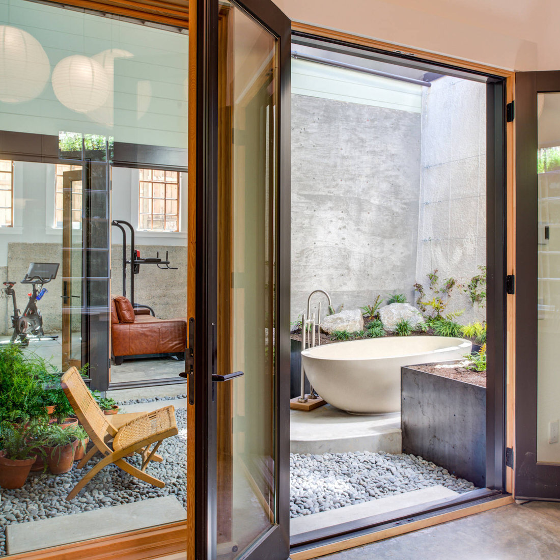 Contemporary remodel