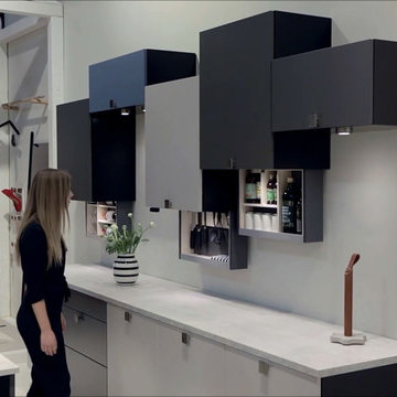 Hidden Automated Storage in the Kitchen