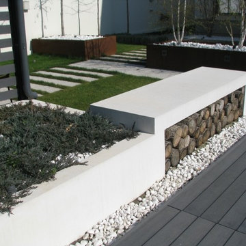 Gradina moderna - minimalist / Minimalist family garden