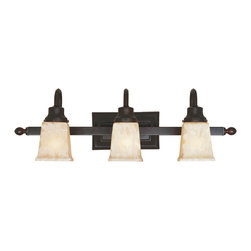 Belle Foret Model Bathgate Bath Collection - BF70473 3 Light Sconce - Bathroom Vanity Lighting