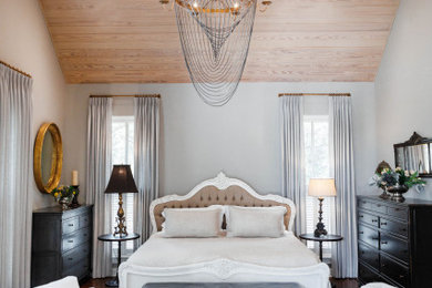 Bedroom - french country bedroom idea in Austin