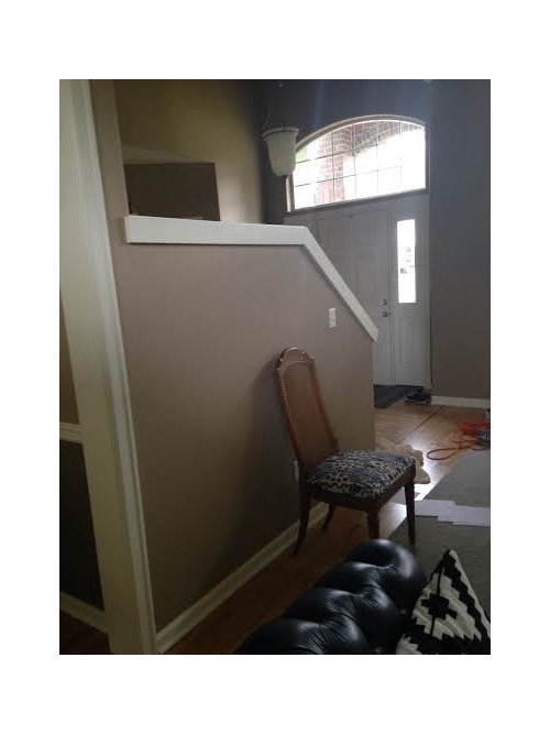 Furniture Arrangement for long narrow living room with two entrances
