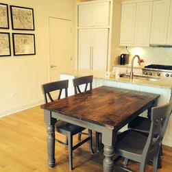 Grey French Country Dining Set - Dining Sets
