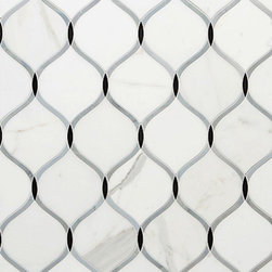 Jet Set Starlet in Calcatta White - Tile