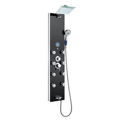 Fontana Platinum Massage Shower Panel System with Full Body Shower Jets - Shower Panels And Columns