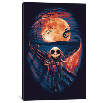 "The Scream Before Christmas" by Nicebleed, Canvas Print, 40x26"