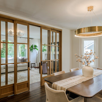Burlingame Gate Warm Transitional Dining Room • Atelier Noël