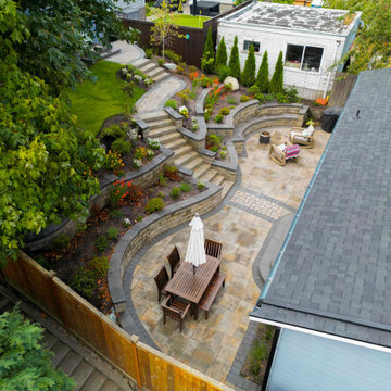 Sloped Backyard Relaxing Hideaway