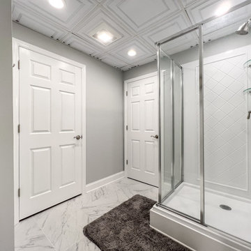 Featured Projects - Bathroom Build in Basement