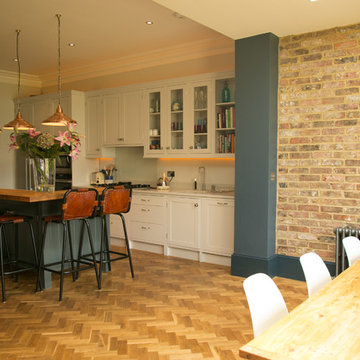 Painted shaker kitchen