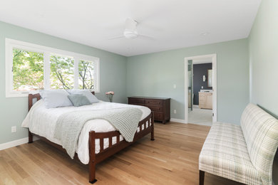 Inspiration for a transitional bedroom remodel in Portland