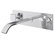 VIGO Titus Dual Lever Wall Mount Bathroom Faucet, Chrome