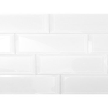 Miseno MT-WHSFEG0312-IS Frosted Elegance - 3" x 12" Rectangle - White