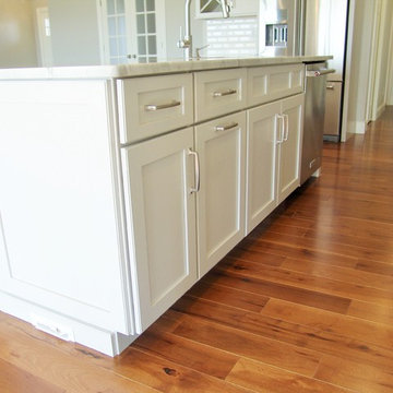 Tailor-made and Transitional White Kitchen. - Geneseo, IL