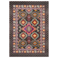 Safavieh Monaco Collection MNC240 Rug, Brown/Multi, 3' X 5'