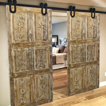 Artisan Carved Custom Barn Doors