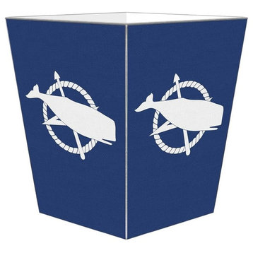 WB8576, Nantucket Old School Flag Wastepaper Basket