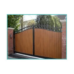 Wood & Wrought iron Driveway Gate - Products
