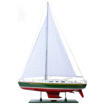 Omega Yacht Wooden model sailing boat