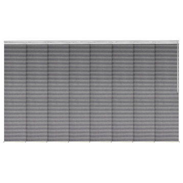 Rubi 8-Panel Track Extendable Vertical Blinds 130-175"W