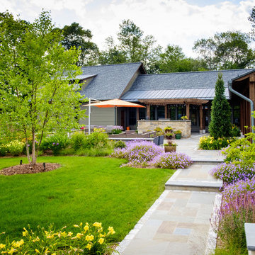 Contemporary Custom Home Landscape Renovation
