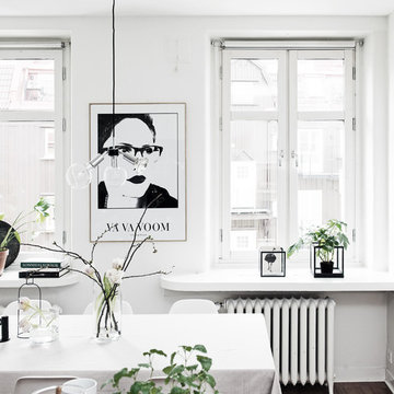 Prints on the wall