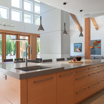A Traditional Facade Reveals Striking Modern Interior