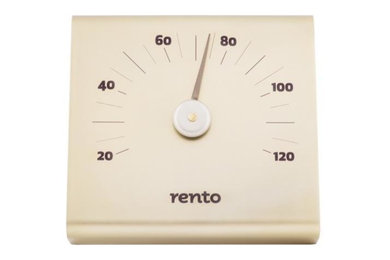 RENTO　アルミニウム製 温度計　シャンパン