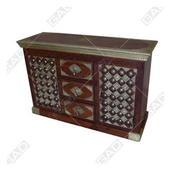 BRASS CABINET CUM DRAWERS CHEST - Furniture