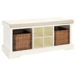 Brennan Entryway Storage Bench - Traditional - Upholstered ...