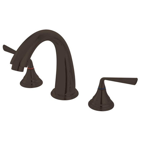 Kingston Brass KS5365ZL Silver Sage Roman Tub Faucet, Oil Rubbed Bronze