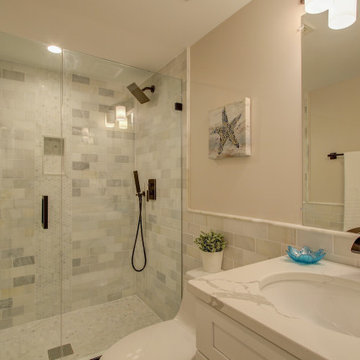 Bathroom Remolded With Standing Shower, Sink With Cabinet Space, Maryland