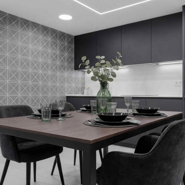 Kitchen Island Seating Area with Functional Design