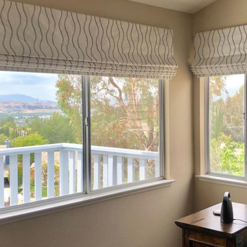 Roman Shades ( Soft Pleaded, Flat, Inverted Pleads, Relaxed, London, Balloon)