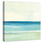 DDCG - "Quiet Time" Canvas Wall Art, 36"x36" - This 36x36 premium gallery wrapped canvas showcases a soothing mix of ocean inspired hues. The wall art is printed on professional grade tightly woven canvas with a durable construction, finished backing, and is built ready to hang. The result is a remarkable piece of wall art that will add elegance and style to any room.