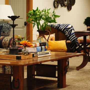 Rustic Basement Remodel