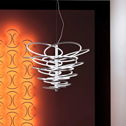 Contemporary Flos 2620 Lamp - White - Chandeliers
