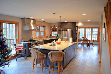 Inspiration for a transitional kitchen remodel in Other